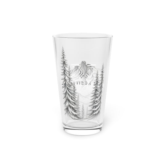 Nature-Inspired 16oz Pint Glass – Perfect for Outdoor Lovers & Gifting