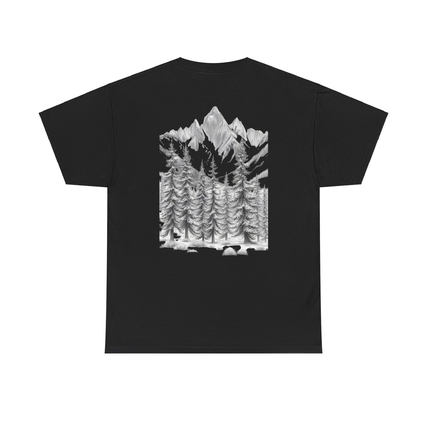 Elite Resilience Unisex Heavy Cotton Tee - Nature Inspired Graphic T-Shirt