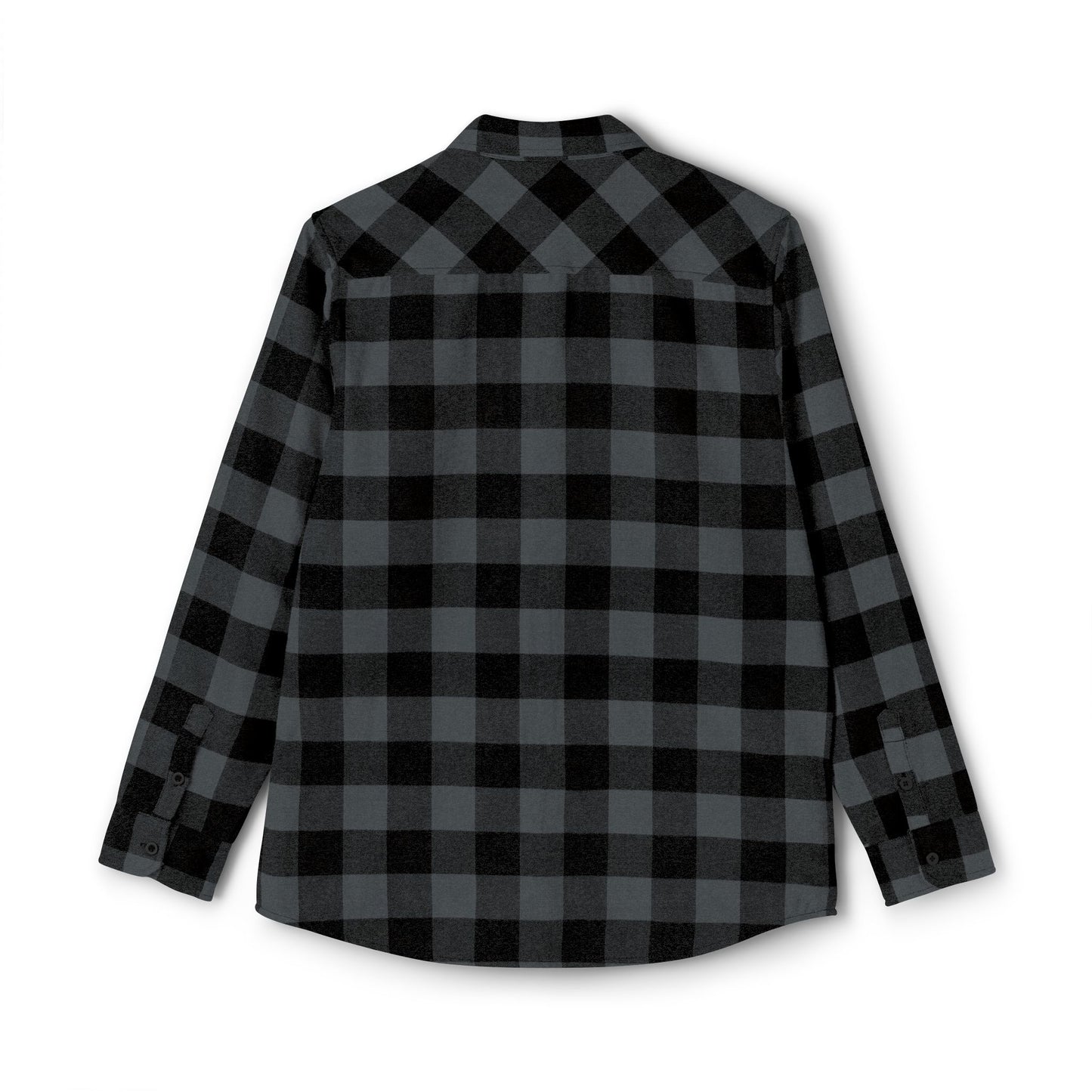 Cozy Unisex Flannel Shirt | Classic Black & Gray Checkered Pattern