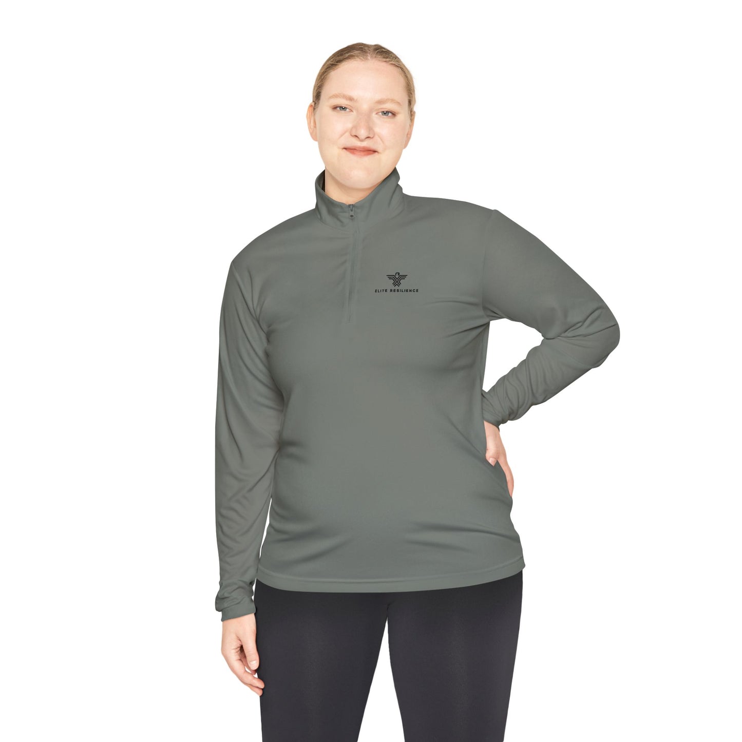 Stylish Unisex Quarter-Zip Pullover for Casual Comfort