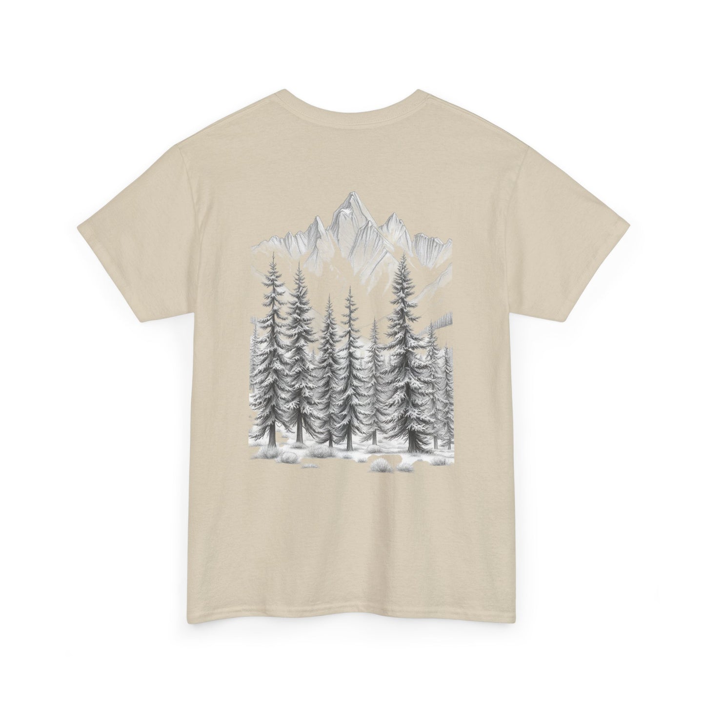 Elite Resilience Unisex Heavy Cotton Tee - Nature Inspired Graphic T-Shirt