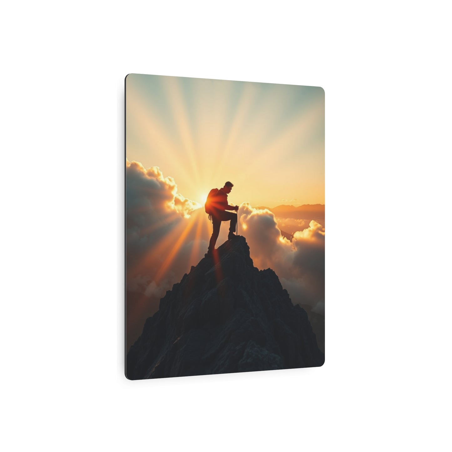 Adventure Awaits Metal Art Sign - Inspirational Wall Decor for Outdoor Enthusiasts