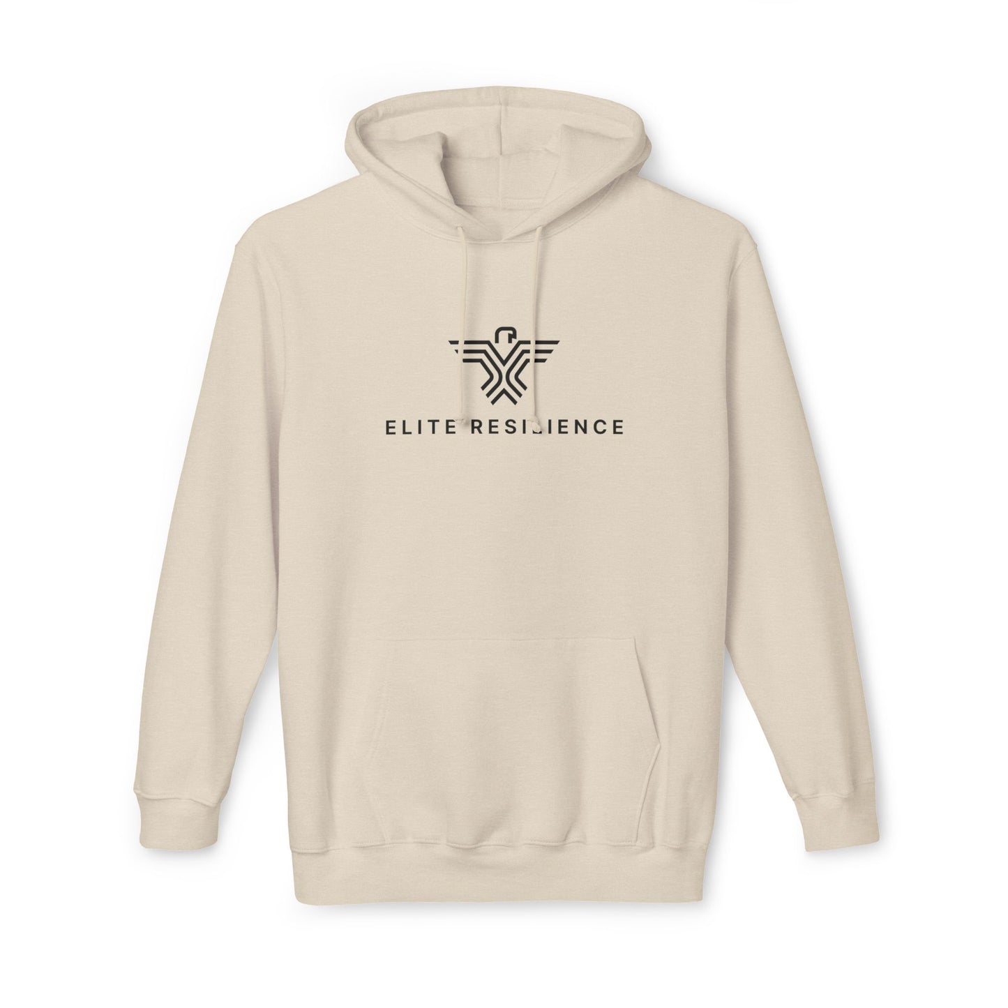 Elite Resilience Unisex Hooded Sweatshirt - Lion Design, Motivational Apparel