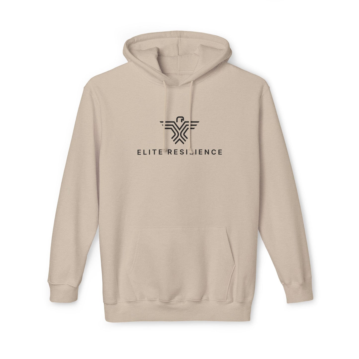 Elite Resilience Unisex Hooded Sweatshirt - Lion Design, Motivational Apparel