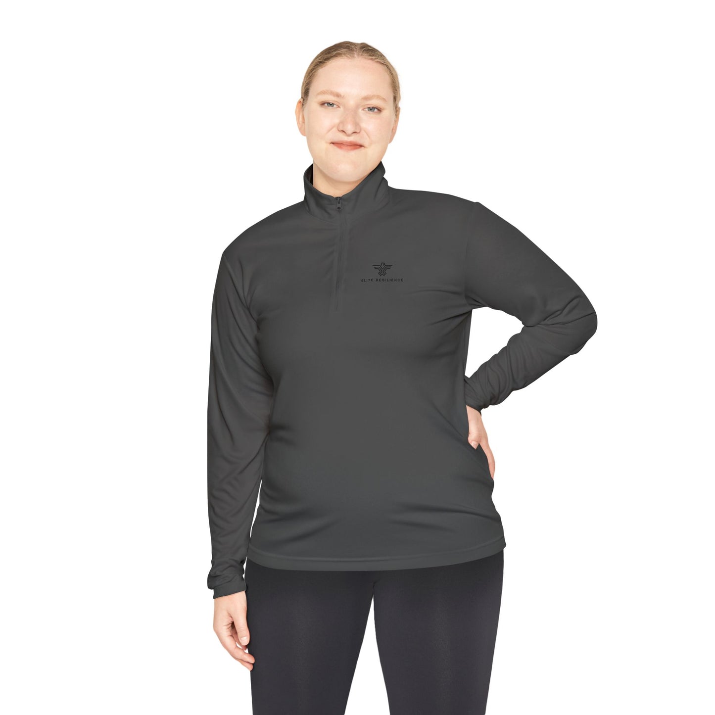 Stylish Unisex Quarter-Zip Pullover for Casual Comfort