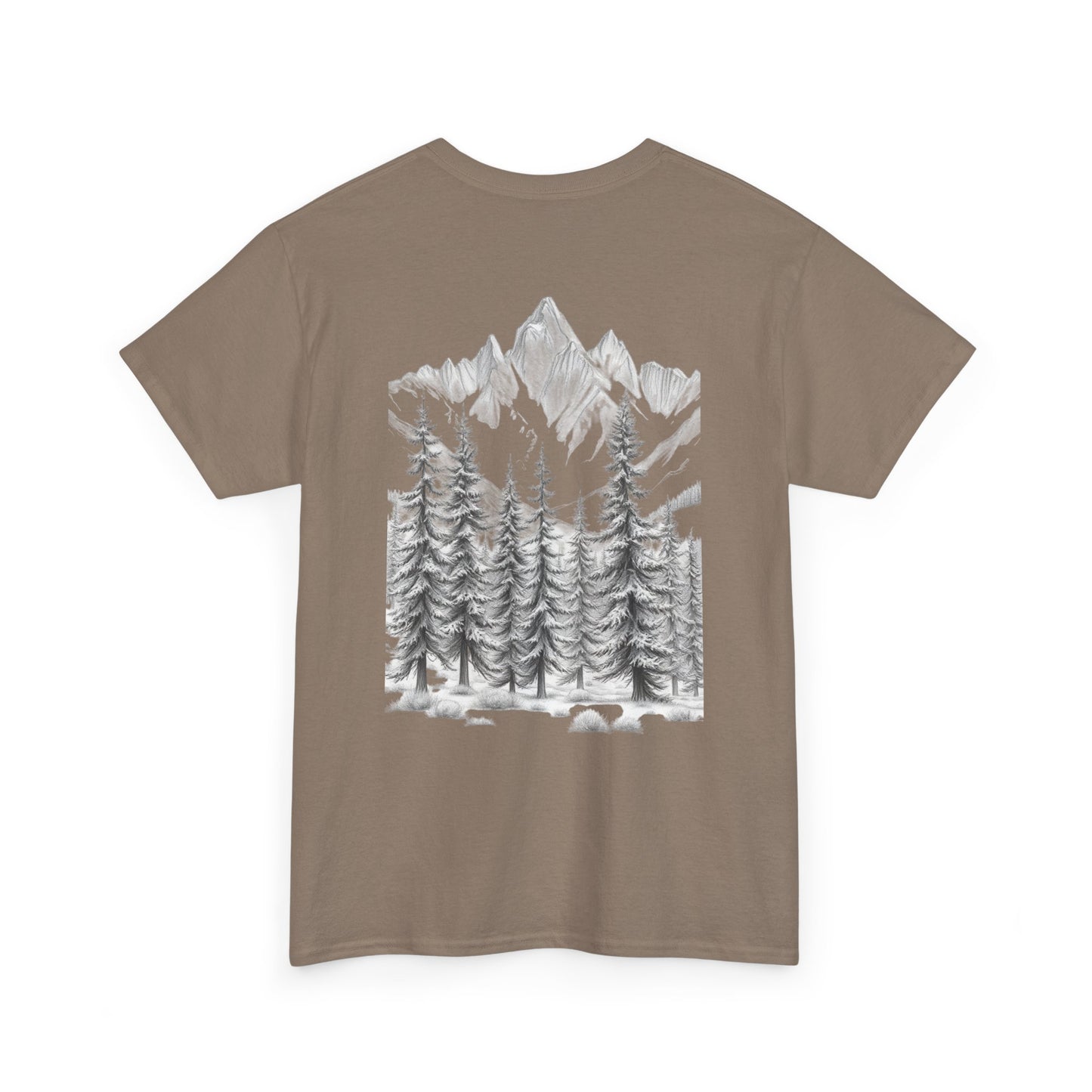 Elite Resilience Unisex Heavy Cotton Tee - Nature Inspired Graphic T-Shirt