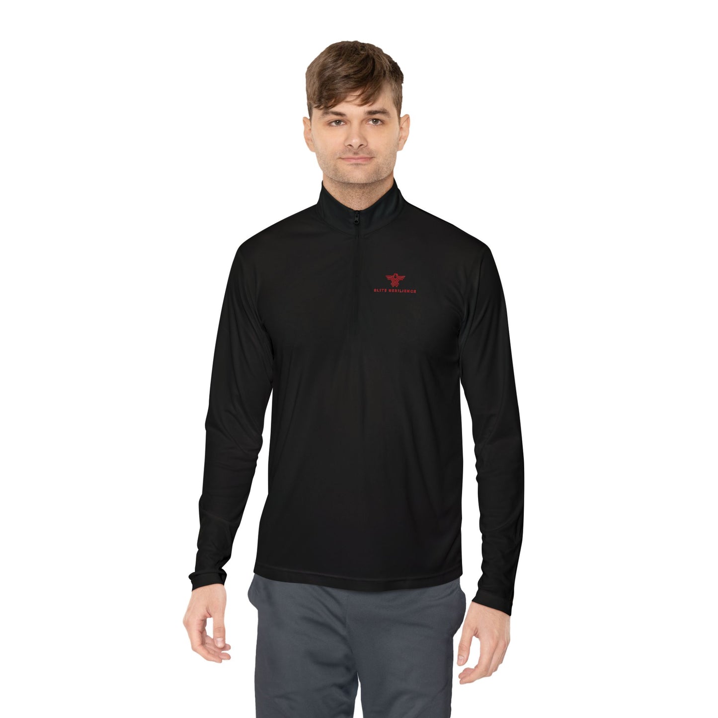 Stylish Unisex Quarter-Zip Pullover for Casual Comfort