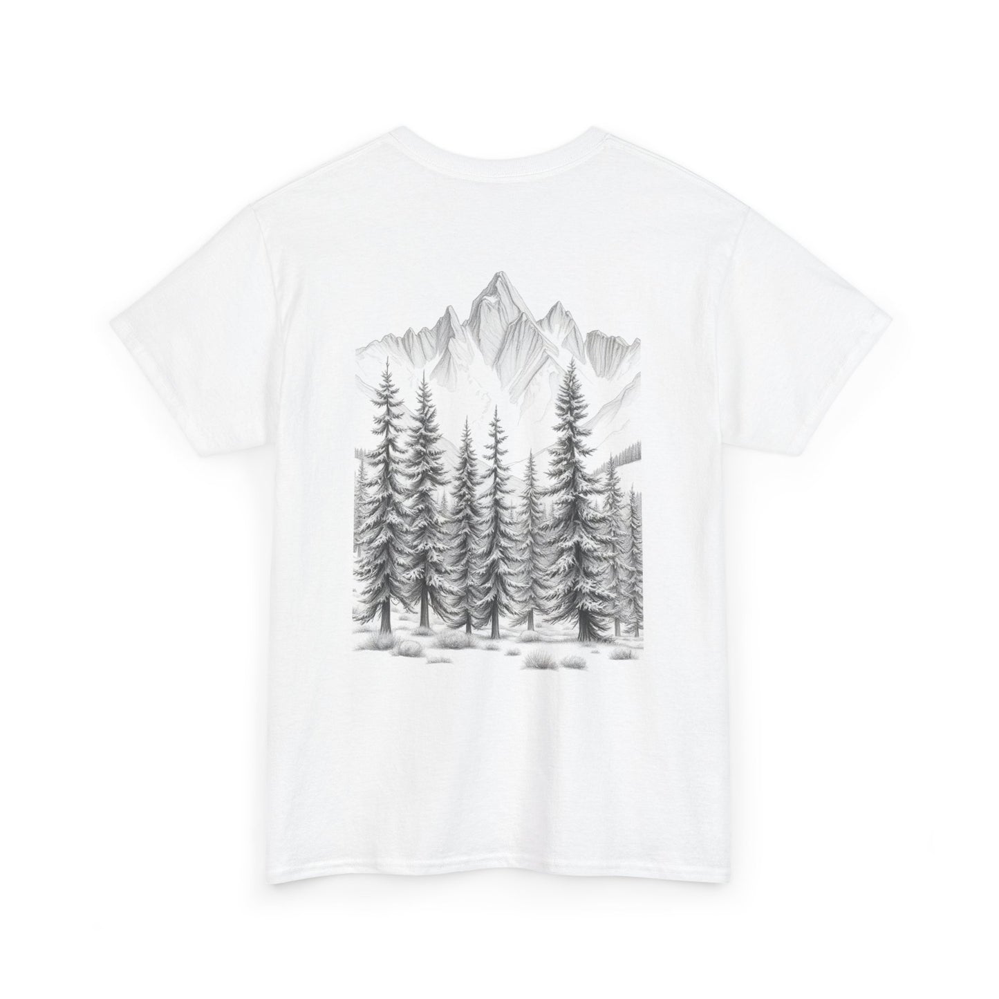 Elite Resilience Unisex Heavy Cotton Tee - Nature Inspired Graphic T-Shirt