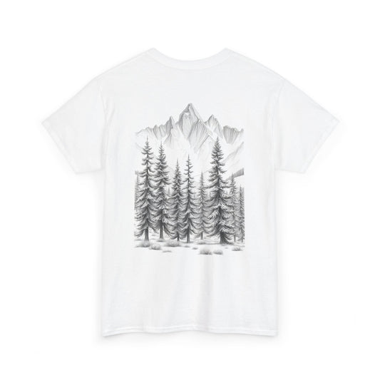 Elite Resilience Unisex Heavy Cotton Tee - Nature Inspired Graphic T-Shirt