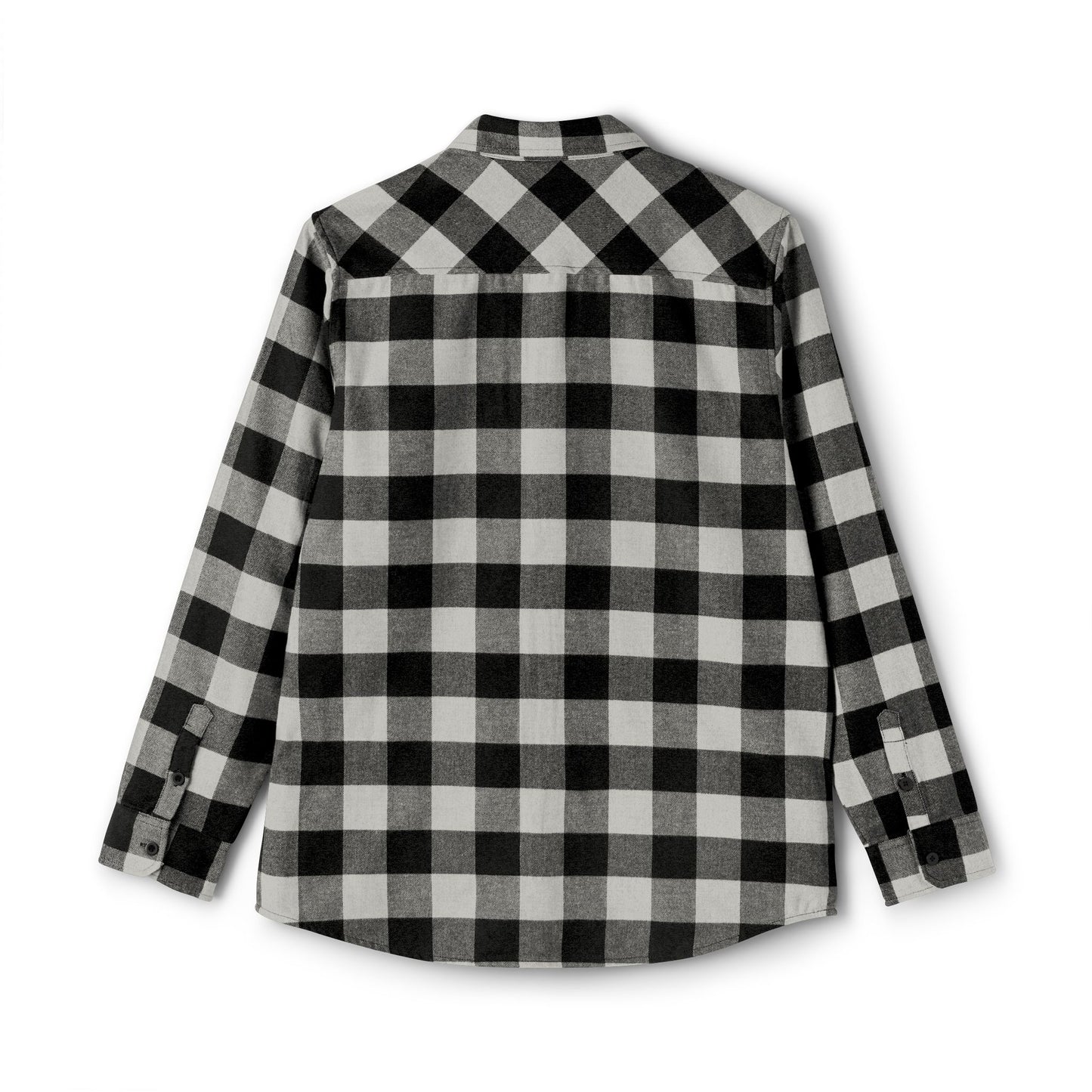 Cozy Unisex Flannel Shirt | Classic Black & Gray Checkered Pattern