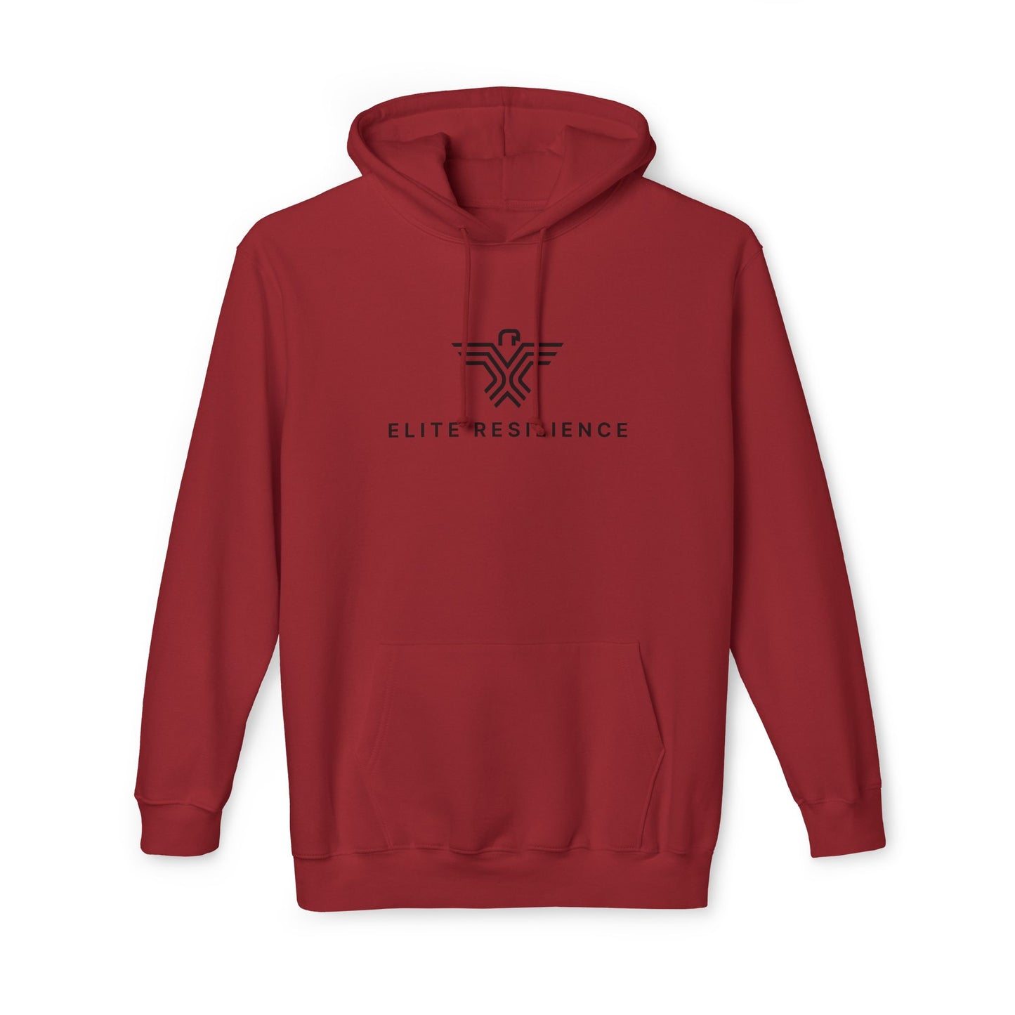 Elite Resilience Unisex Hooded Sweatshirt - Lion Design, Motivational Apparel