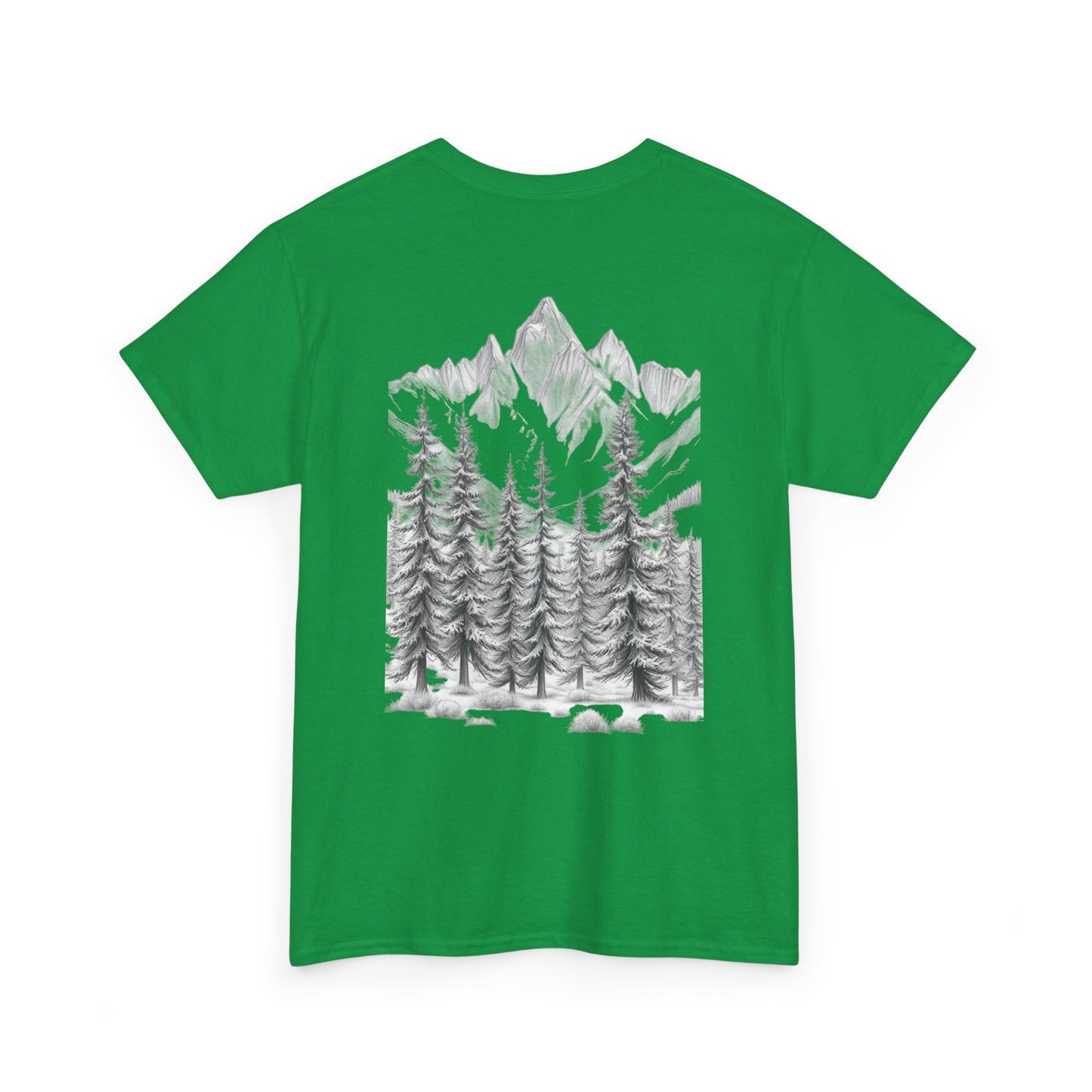 Elite Resilience Unisex Heavy Cotton Tee - Nature Inspired Graphic T-Shirt