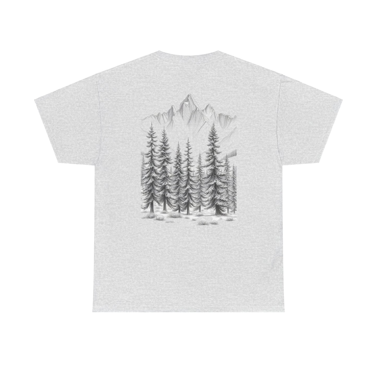 Elite Resilience Unisex Heavy Cotton Tee - Nature Inspired Graphic T-Shirt