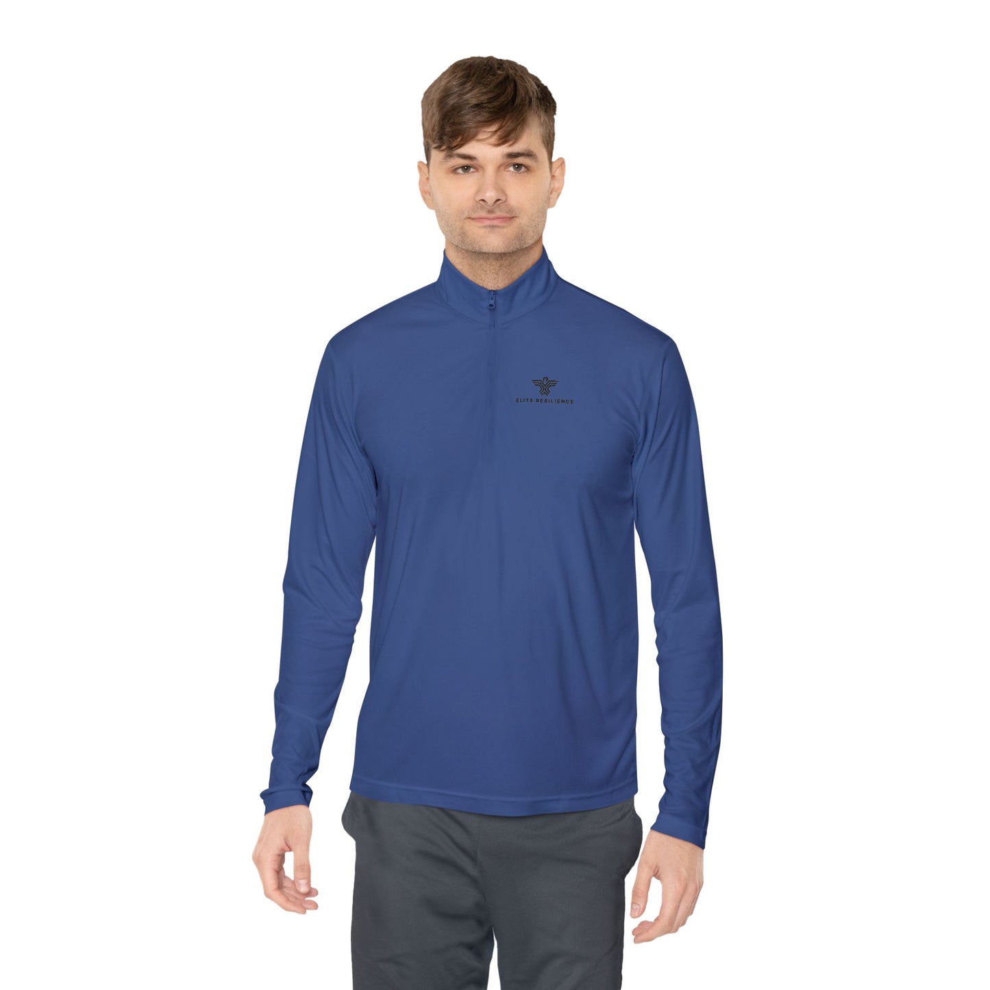 Stylish Unisex Quarter-Zip Pullover for Casual Comfort