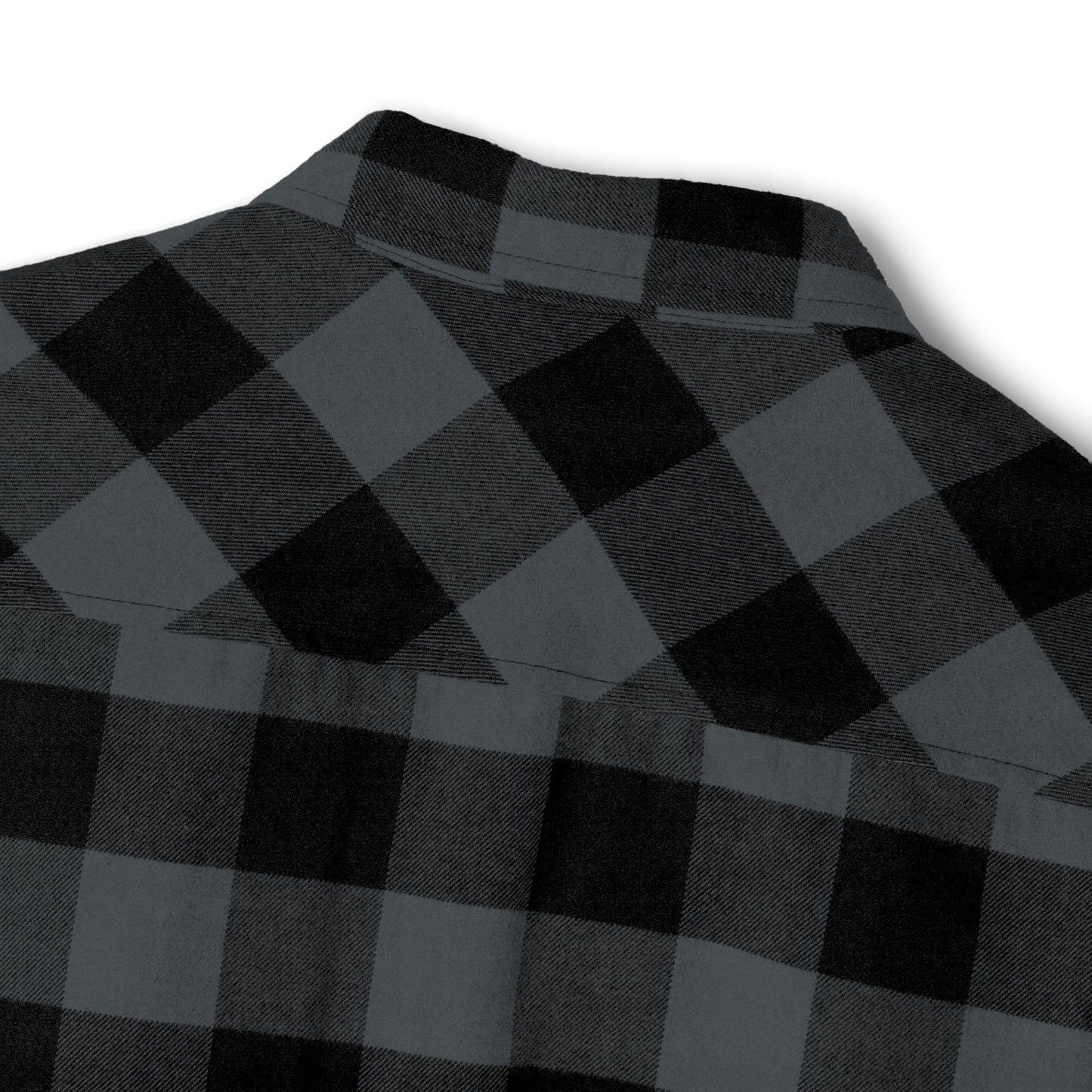 Cozy Unisex Flannel Shirt | Classic Black & Gray Checkered Pattern