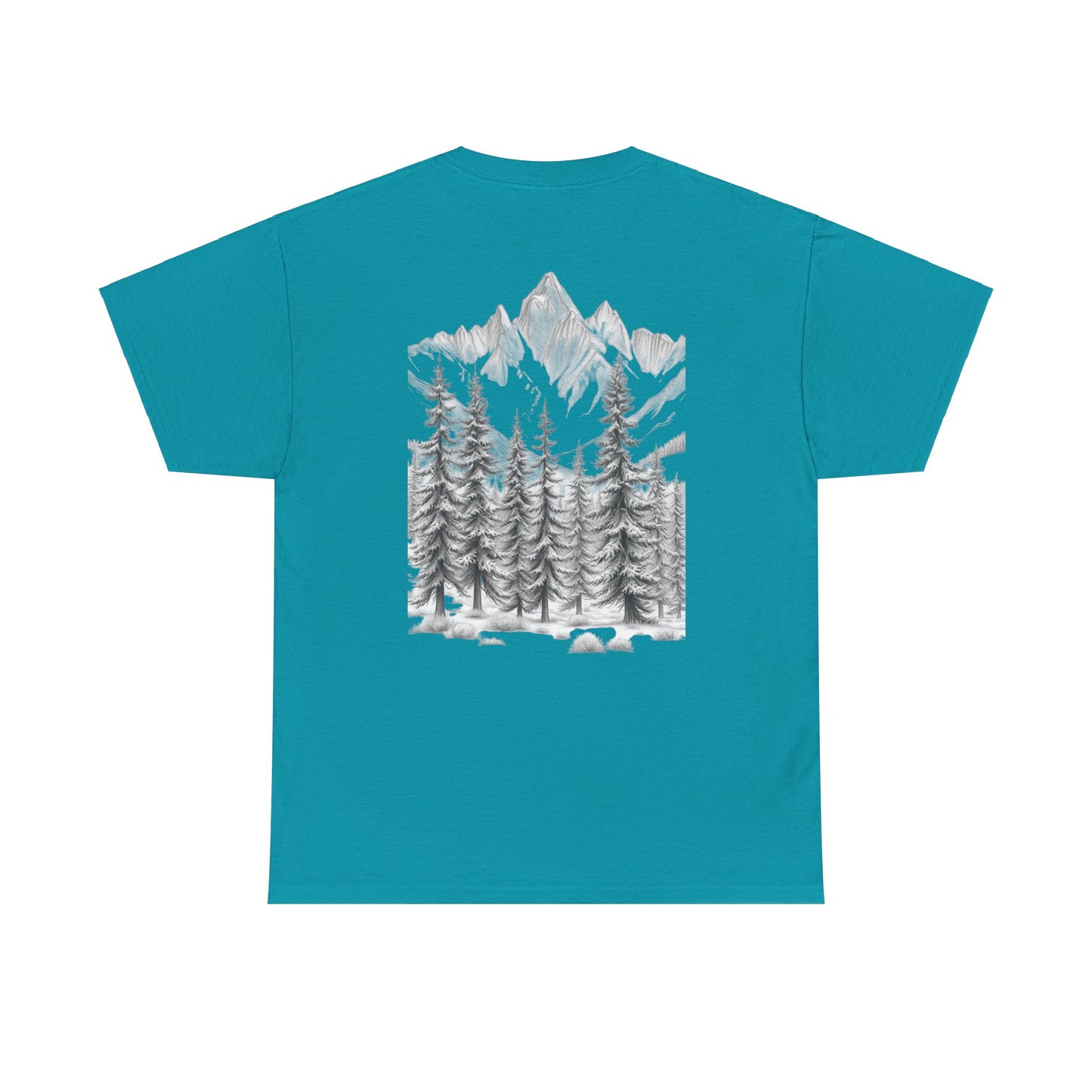 Elite Resilience Unisex Heavy Cotton Tee - Nature Inspired Graphic T-Shirt