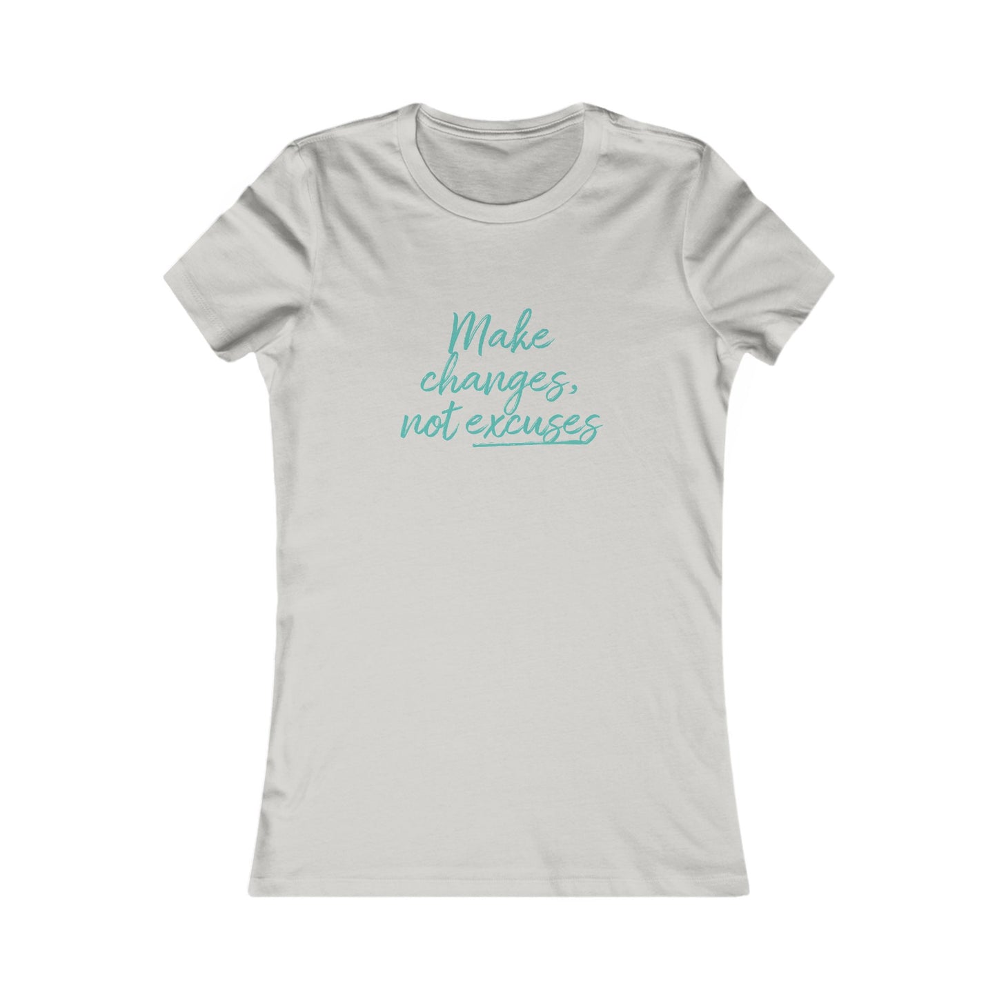 Motivational Women's Tee - Make Changes, Not Excuses - Elite Resilience