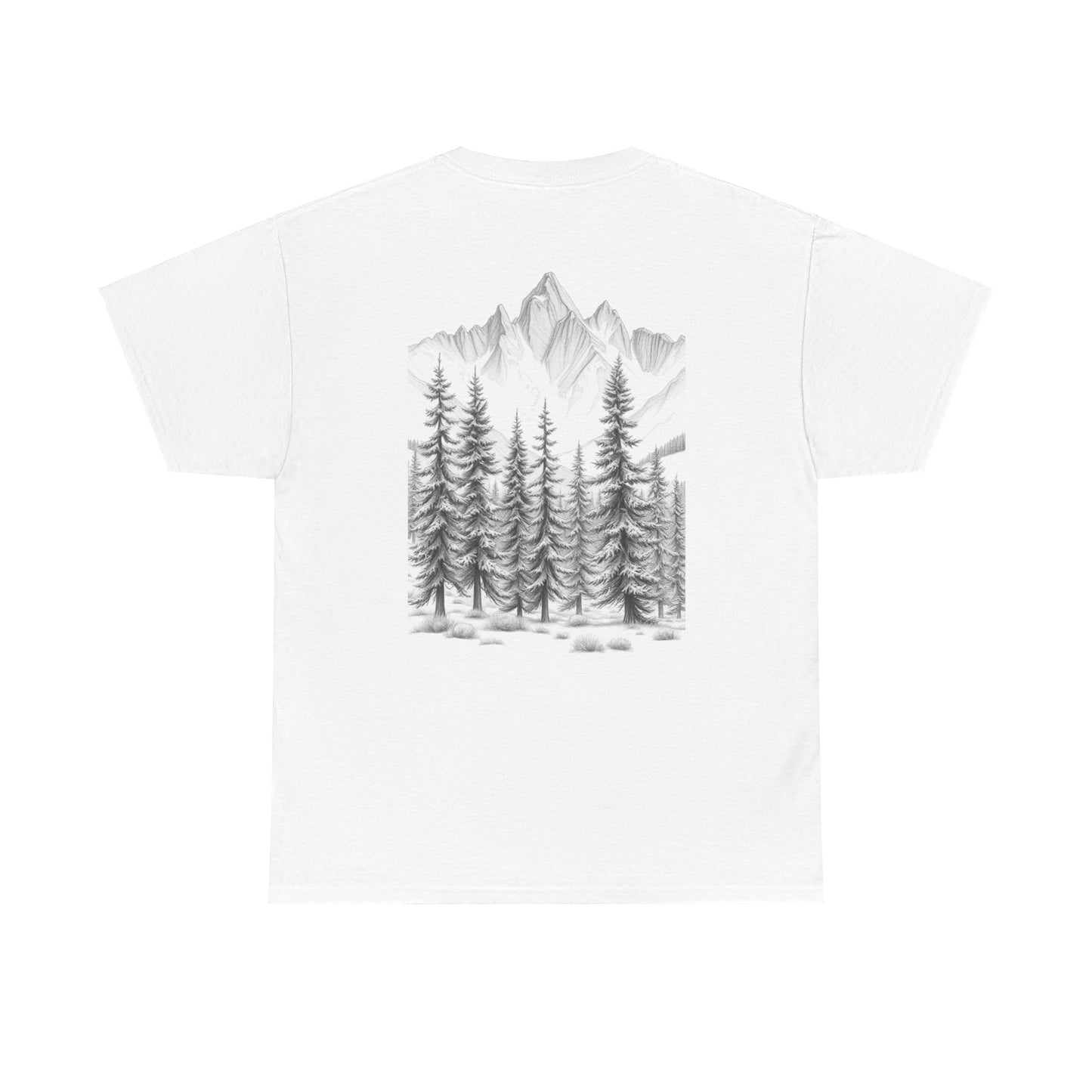 Elite Resilience Unisex Heavy Cotton Tee - Nature Inspired Graphic T-Shirt