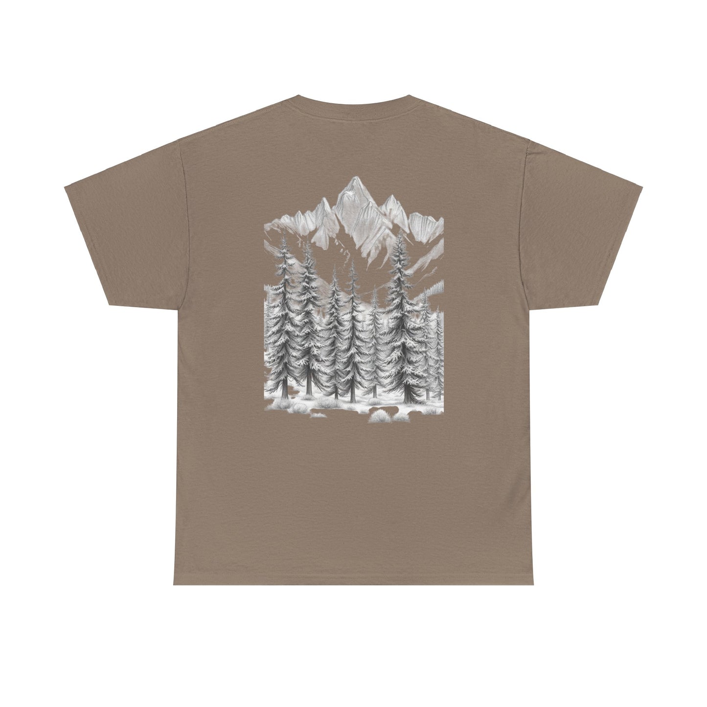 Elite Resilience Unisex Heavy Cotton Tee - Nature Inspired Graphic T-Shirt