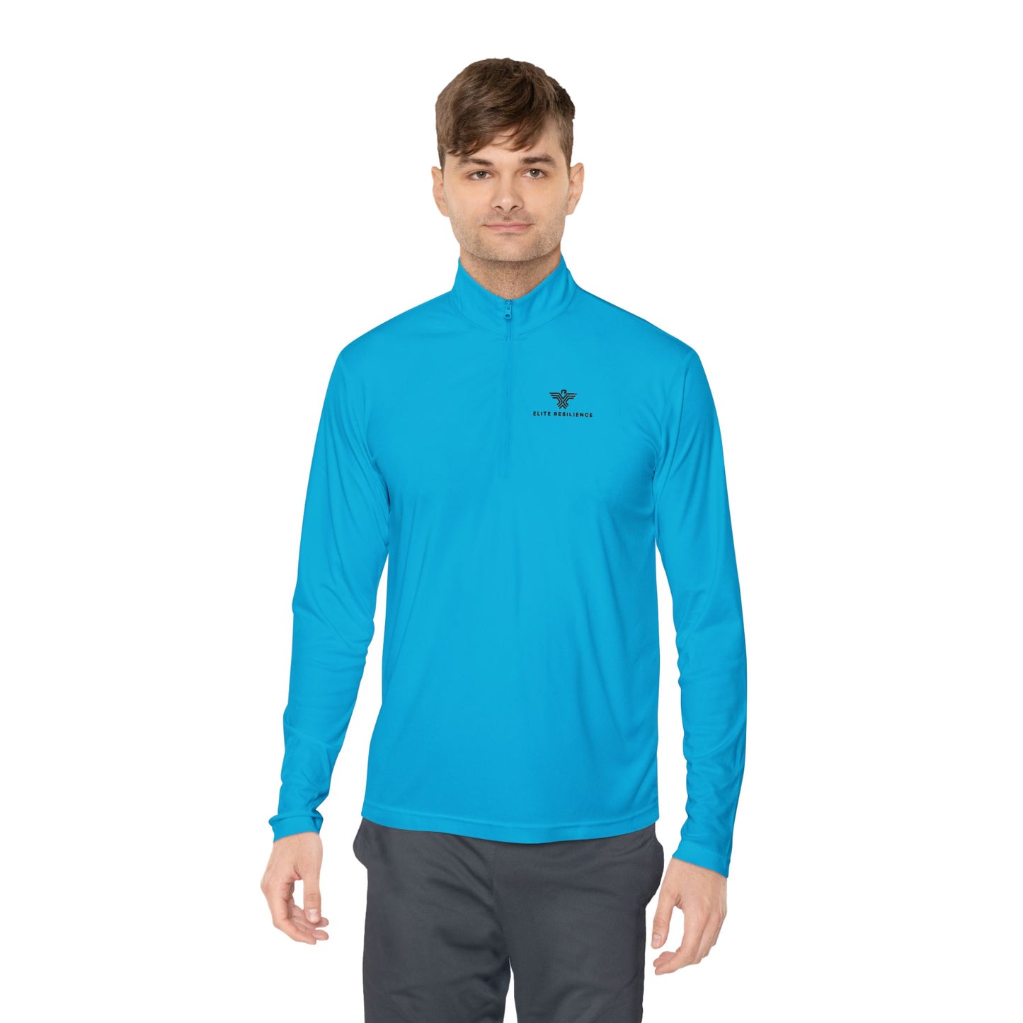 Stylish Unisex Quarter-Zip Pullover for Casual Comfort