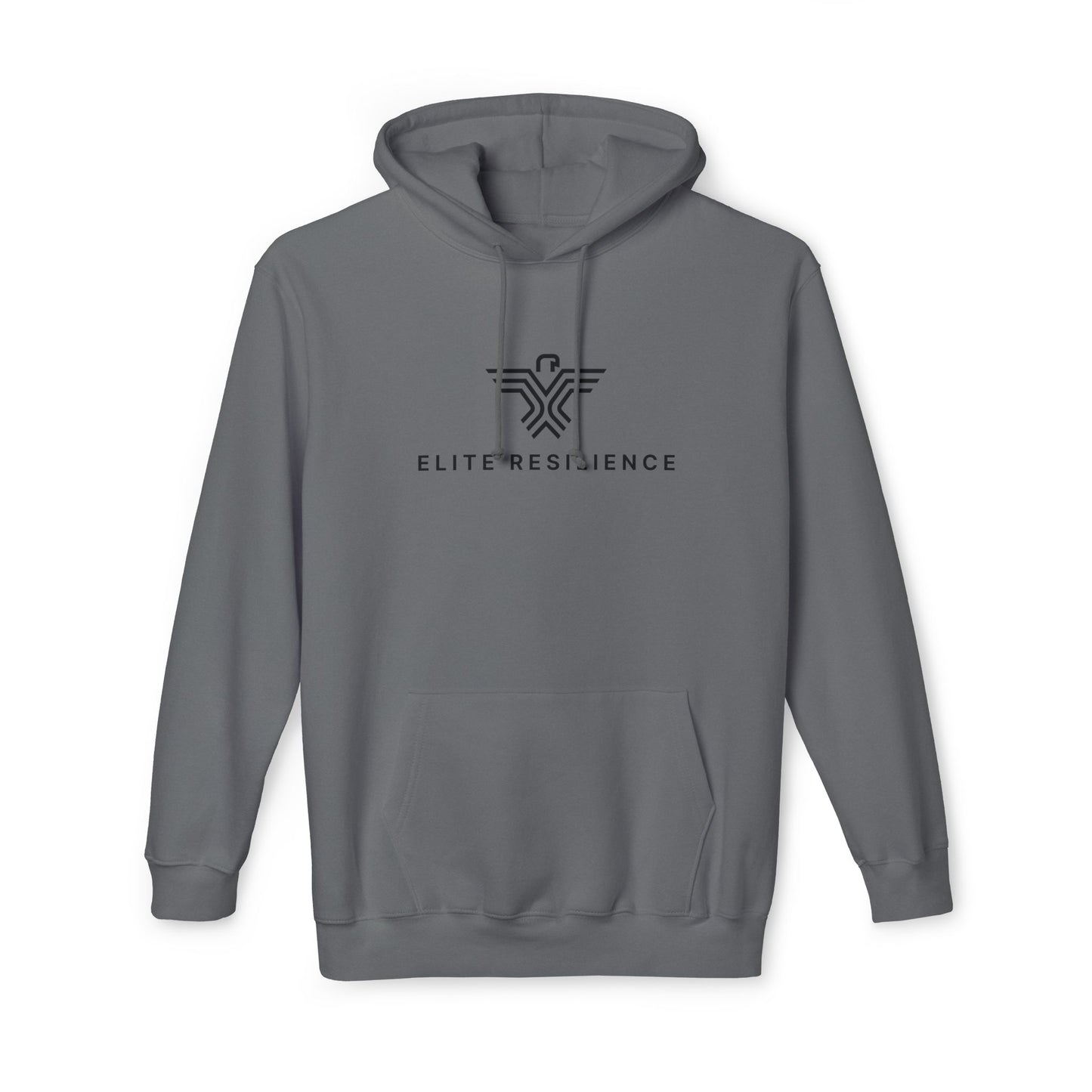 Elite Resilience Unisex Hooded Sweatshirt - Lion Design, Motivational Apparel