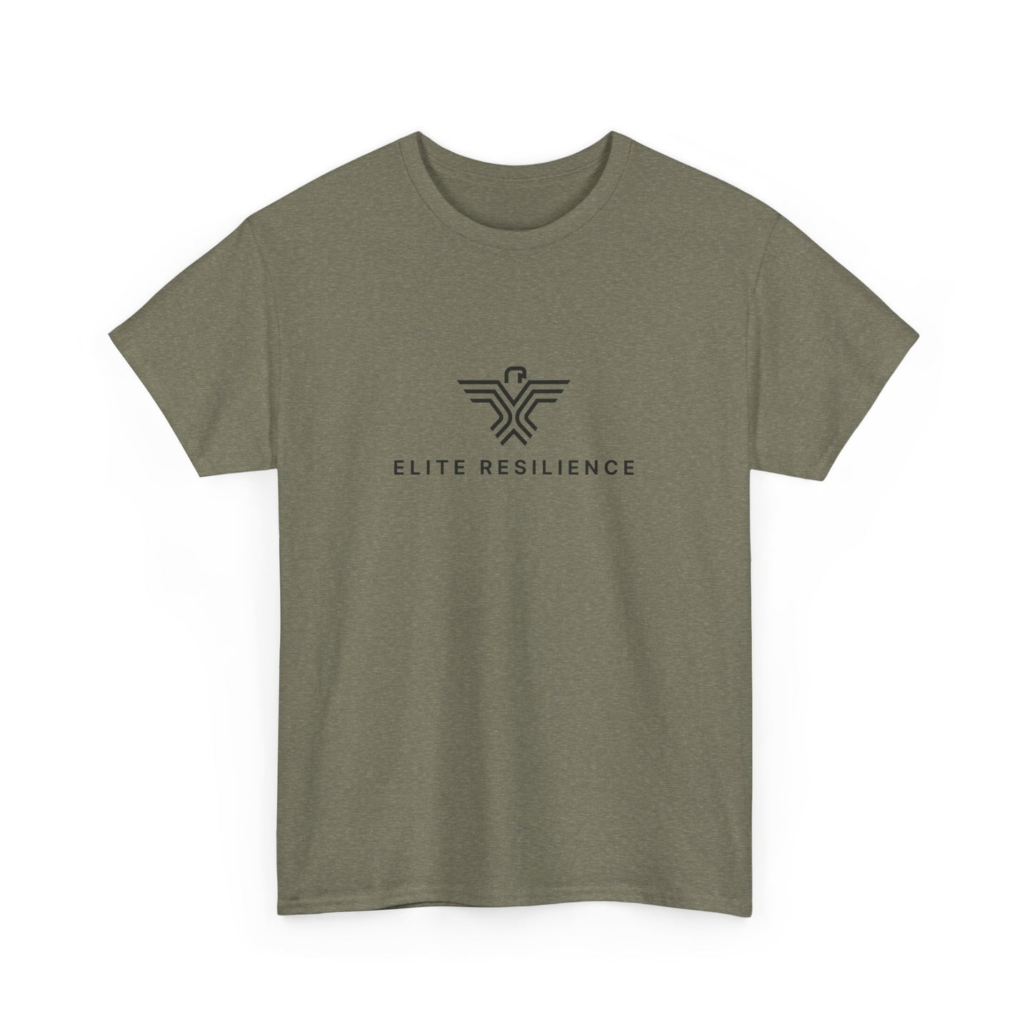 Elite Resilience Unisex Heavy Cotton Tee - Nature Inspired Graphic T-Shirt