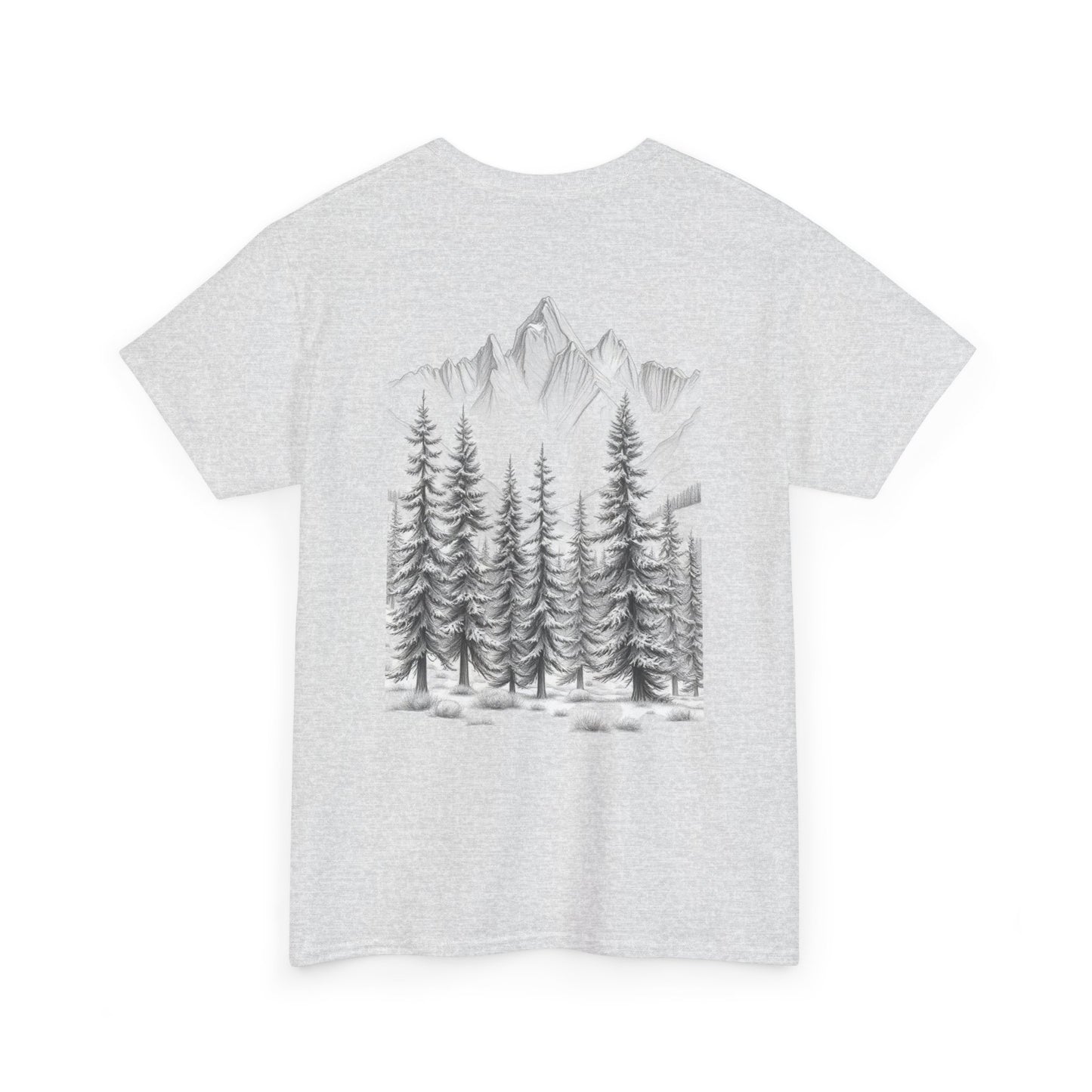 Elite Resilience Unisex Heavy Cotton Tee - Nature Inspired Graphic T-Shirt