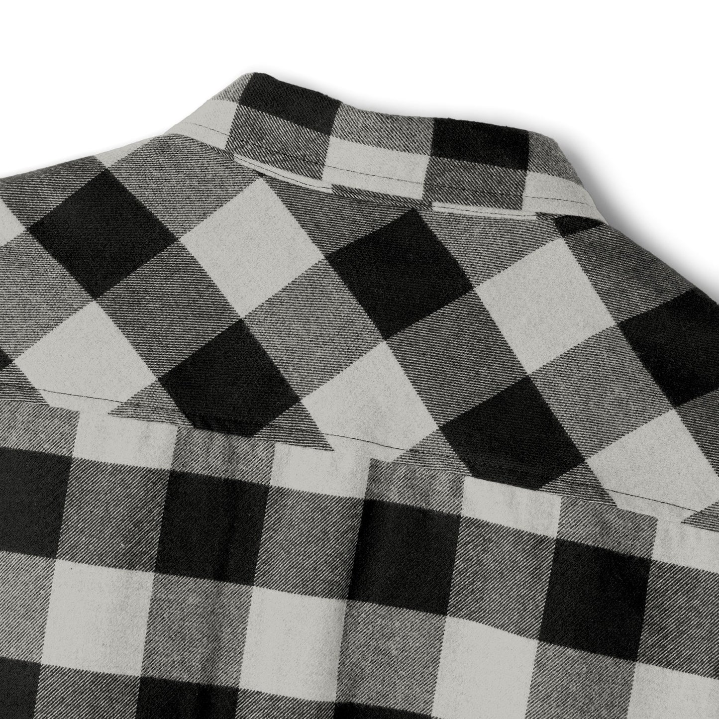 Cozy Unisex Flannel Shirt | Classic Black & Gray Checkered Pattern